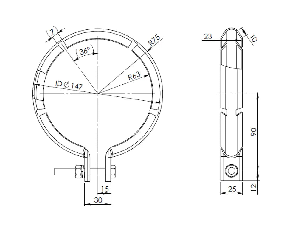 Fascetta per Mercedes - 51894