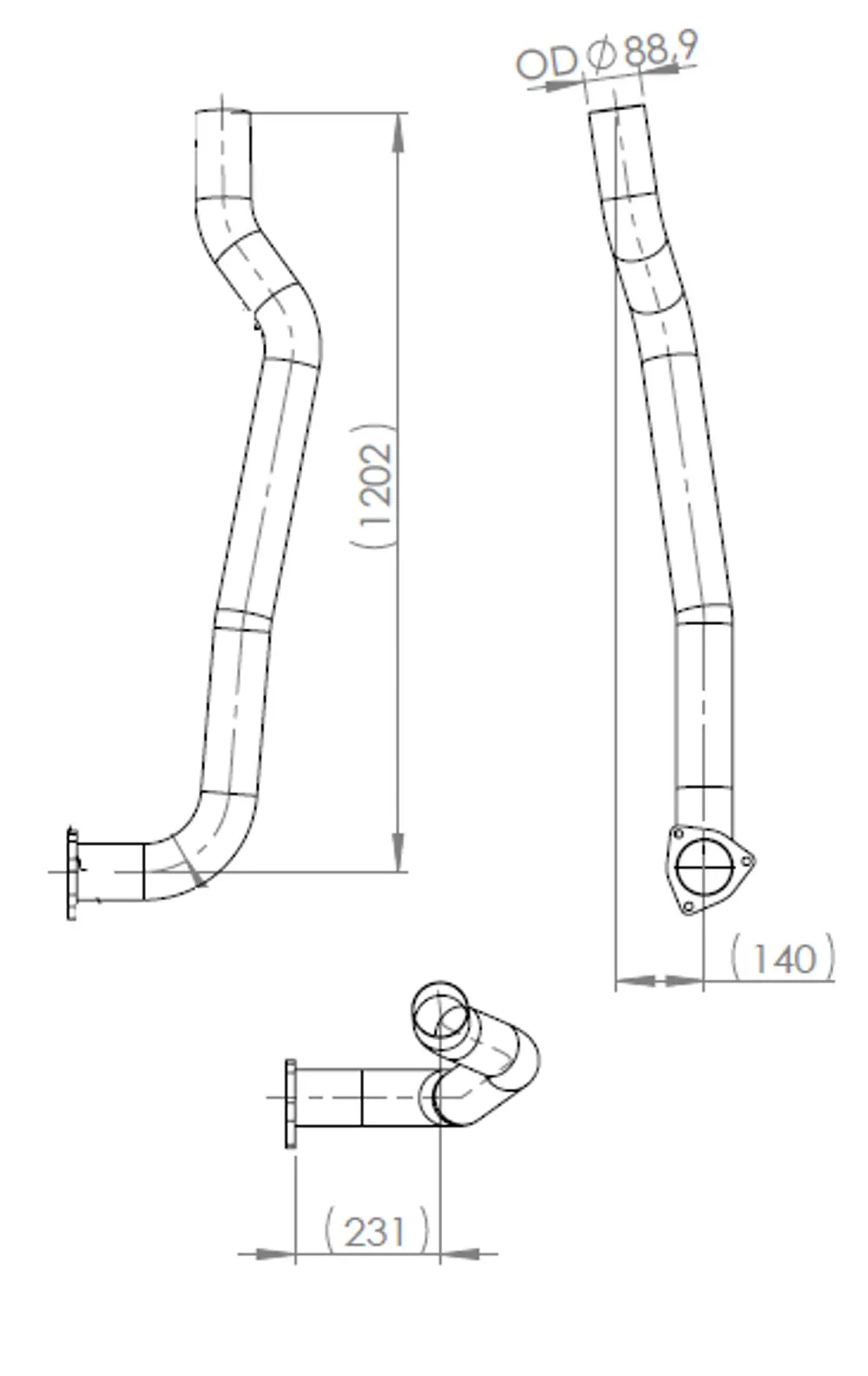 Tubo per Mercedes - 52121