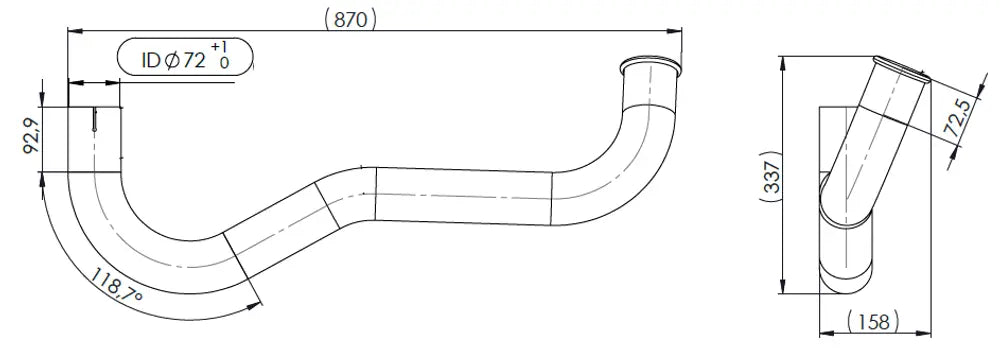 Tubo per Mercedes - 52708
