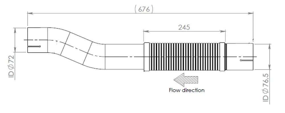 Tubo per Mercedes - 53242