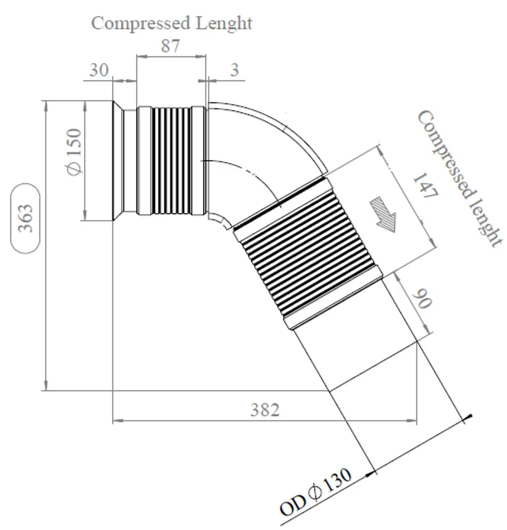 Tubo per Mercedes - 53254