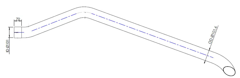 Tubo per Mercedes - 53764