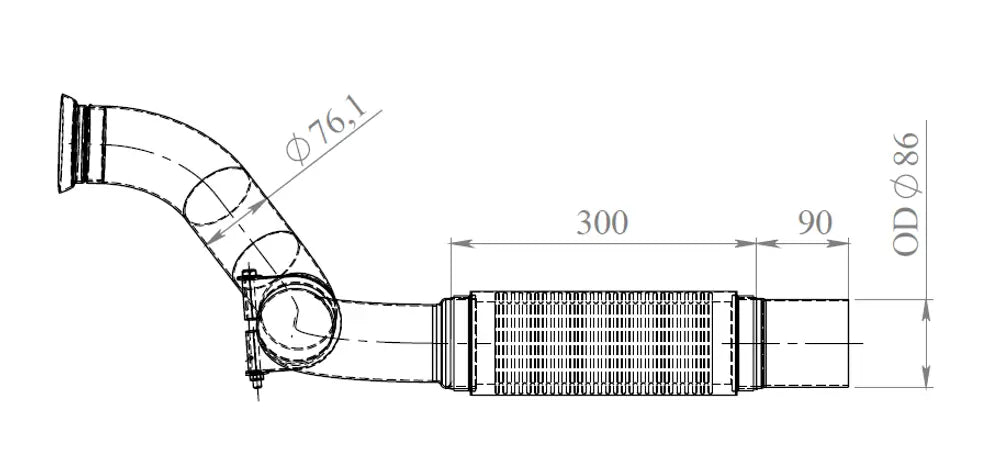 Tubo per Mercedes - 54274
