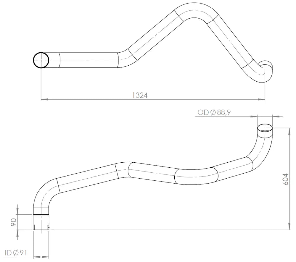 Tubo per Mercedes - 54672