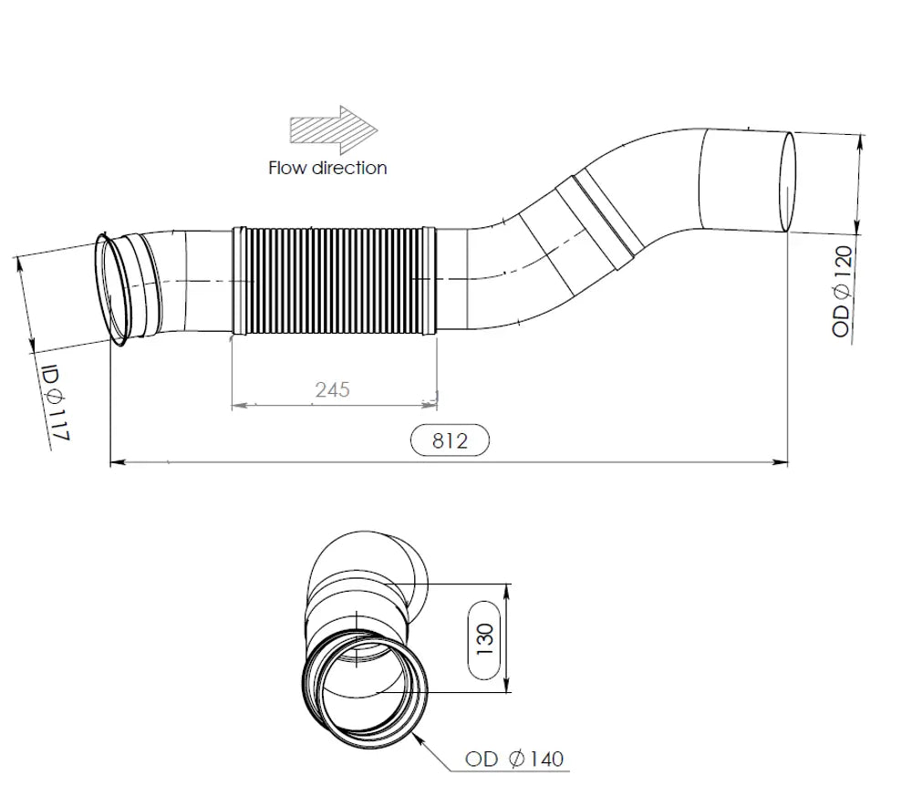 Tubo per Mercedes - 56259
