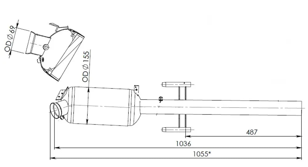 DPF per Mercedes - 56362