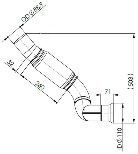 Tubo per MERCEDES - 5AA033