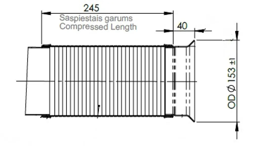 Tubo di scarico con flessibile, D2S+ per Mercedes - 5AA048