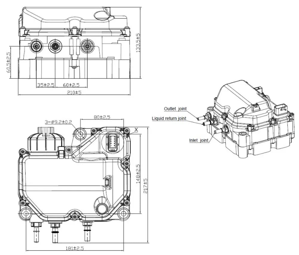 Dosatore AdBlue® per Cummins/John Deere, Non Air-Assisted - 5EL056
