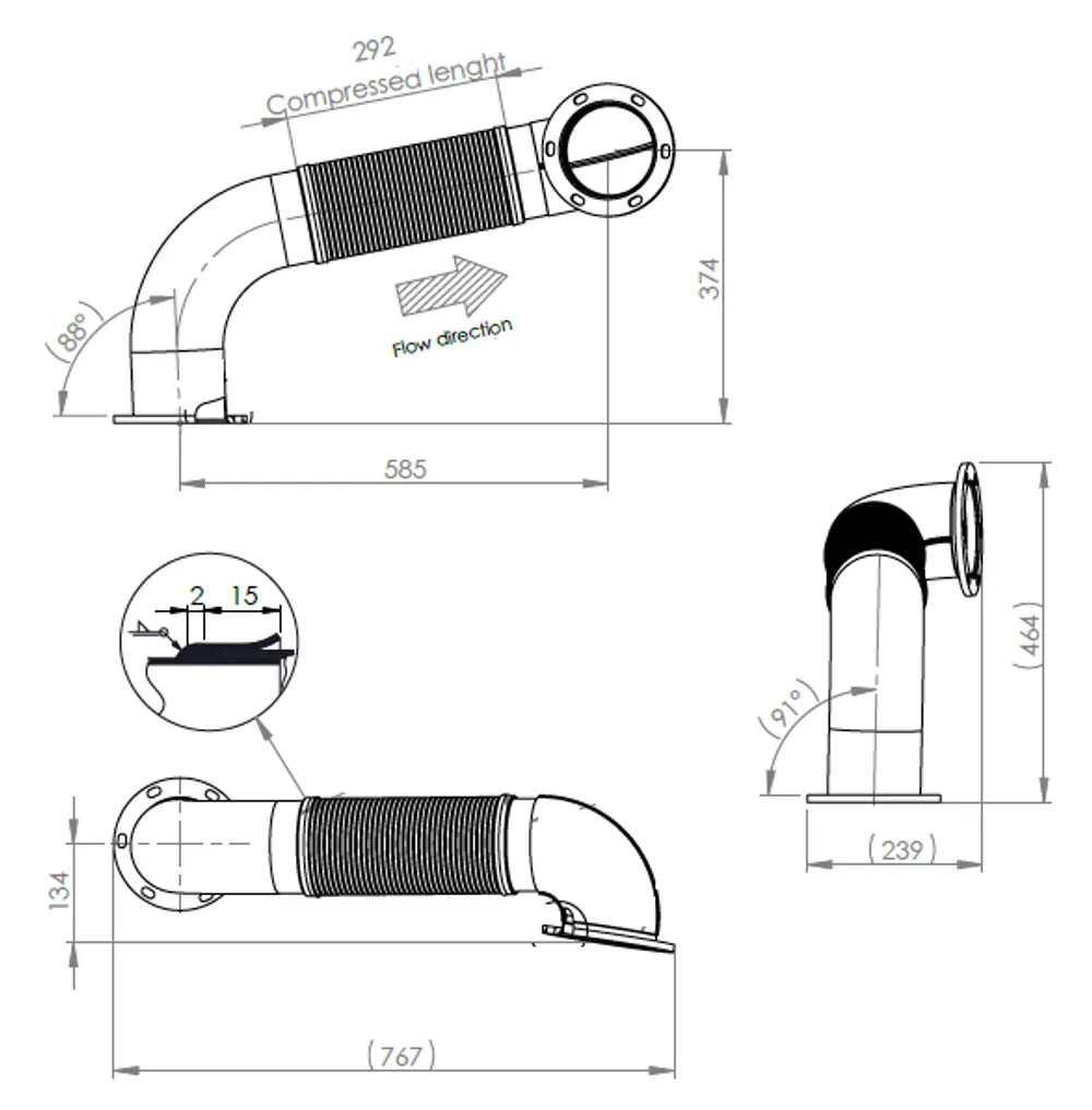 Tubo per Mercedes, E-line - 5AA002