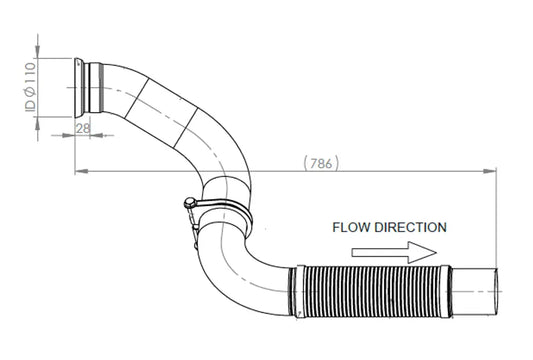 Tubo per Mercedes, E-line - 5AA011