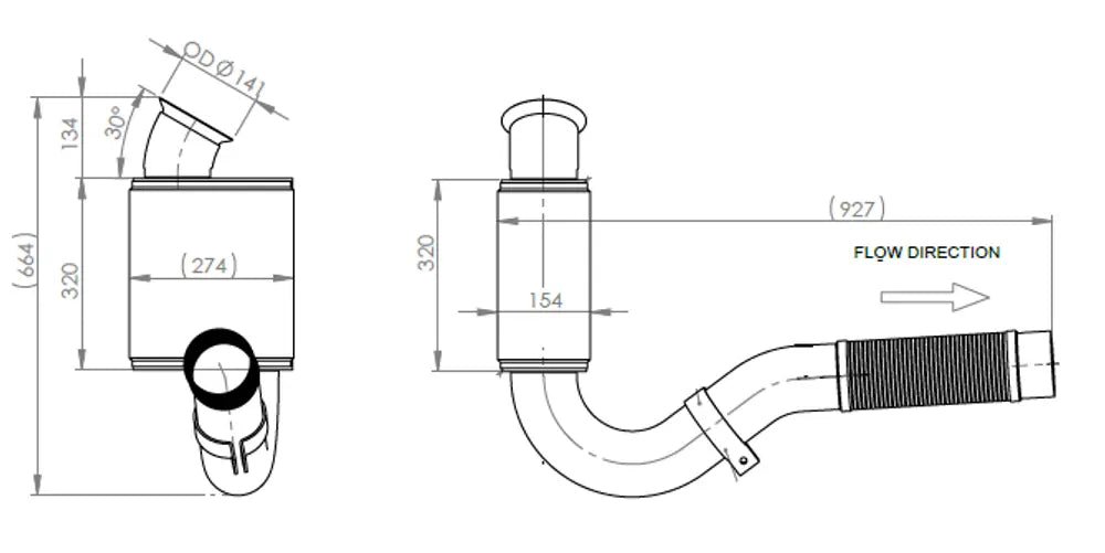 Tubo per Mercedes, E-line - 5AA014