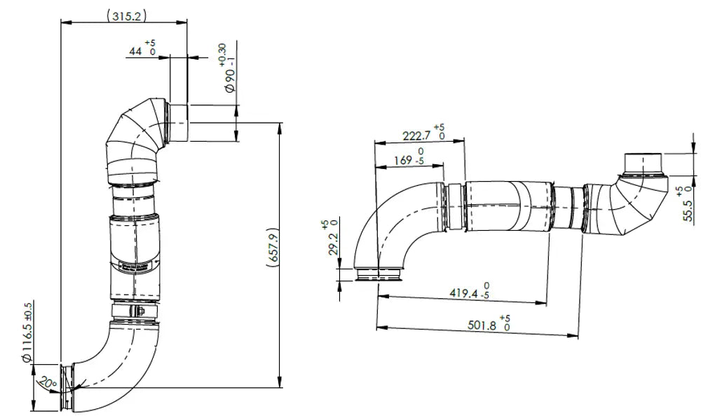 Tubo per Mercedes - 5AA026