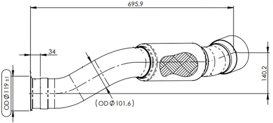 Tubo per Mercedes - 5AA063