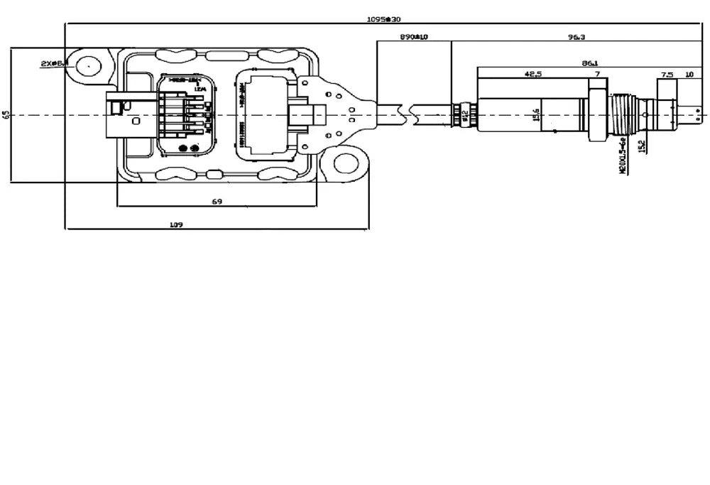 Sensore NOx per Cummins - 5EL005