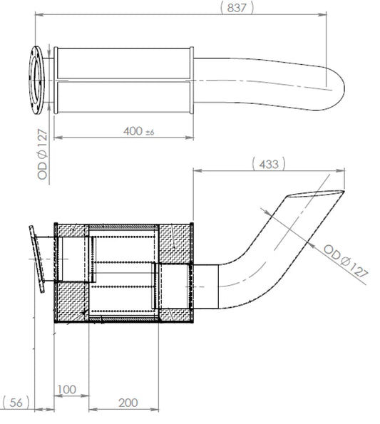 Silenziatore per Renault - 64383