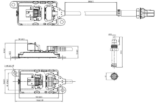 Sensore NOx per Scania - 67038