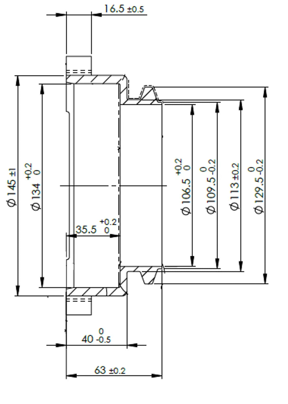 Tubo per Scania - 68240