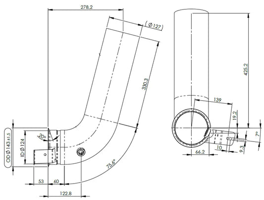 Tubo per Scania - 6LG019
