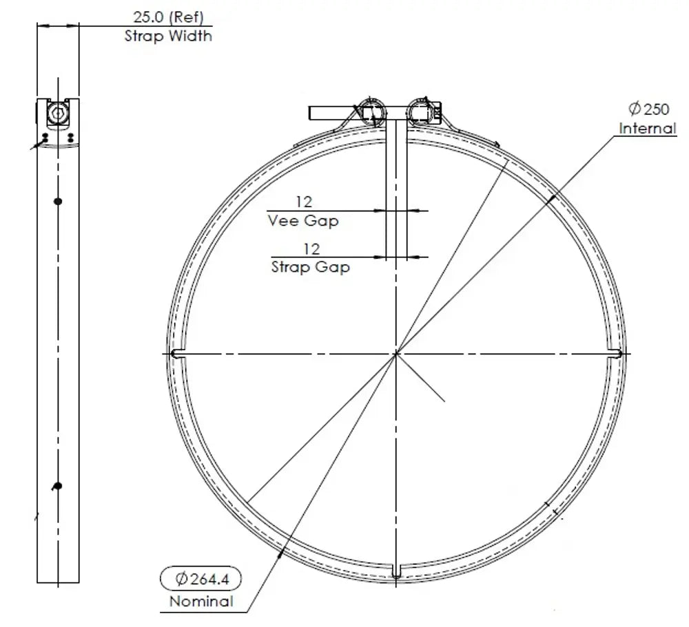 Veefit Fascetta per DAF/Dennis/Scania - 6LL011