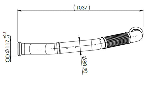 Tubo per Renault, E-line - 6JA000