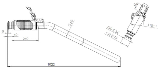 Tubo per Volkswagen - 74156