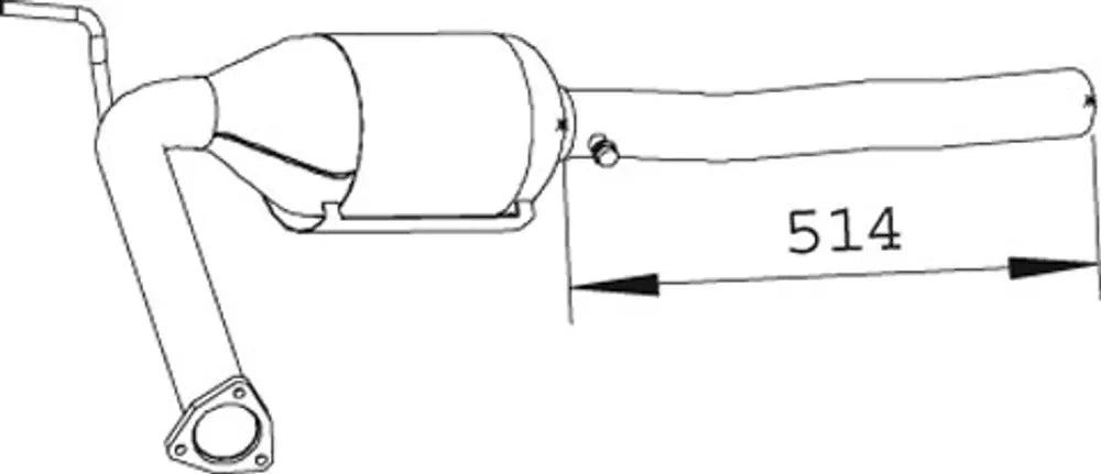 Silenziatore per Volkswagen - 74319