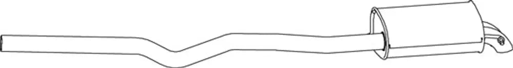 Silenziatore per Volkswagen - 74400