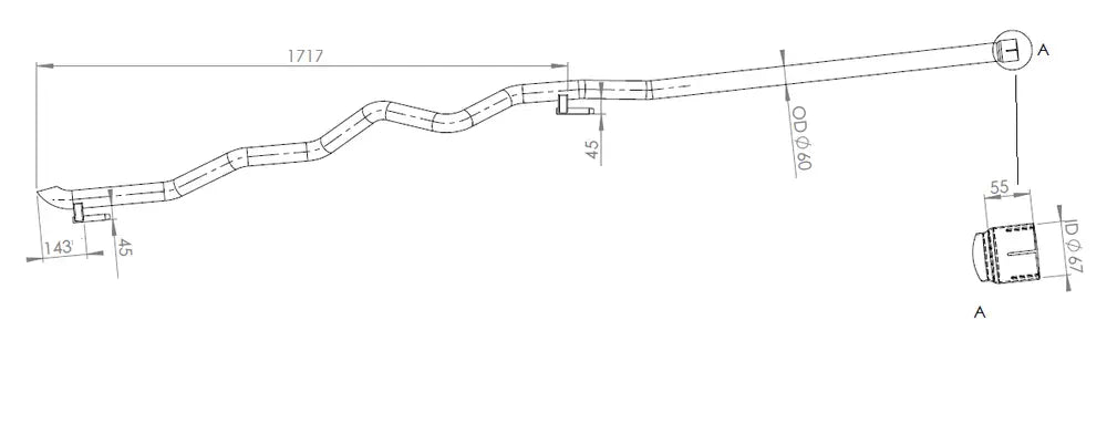 Tubo per Mercedes/Volkswagen - 74612