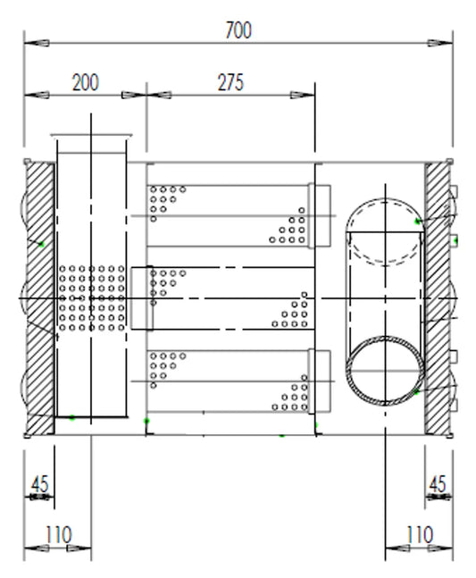 Silenziatore per Volvo - 80410