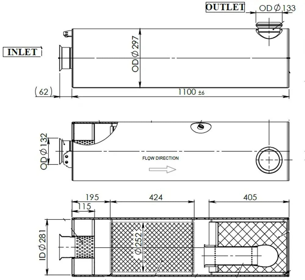 Silenziatore con SCR per Volvo E-line - 80485