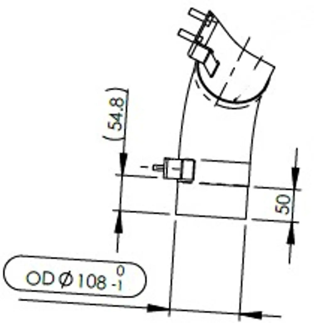 Tubo di scarico con flessibile, D2S+ per Renault/Volvo - 8AG018