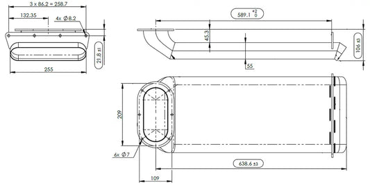 Tubo per Onebox (long) per Volvo - 8AG042