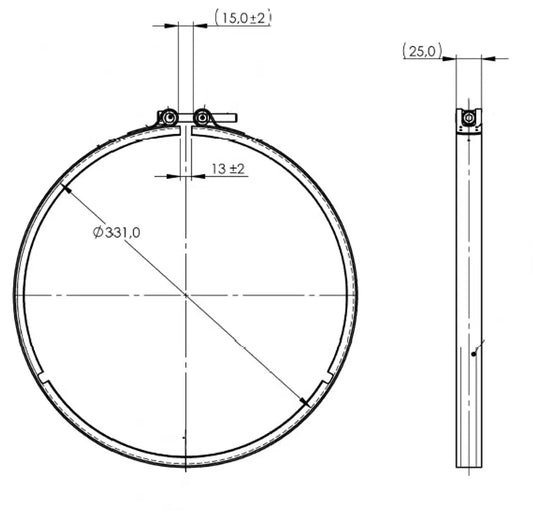 Veefit Fascetta per Renault/Volvo - 8AL014