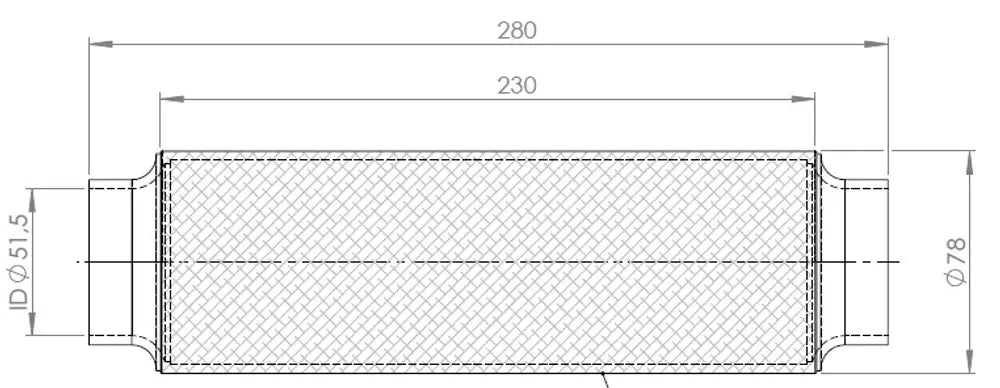 Soffietto, OD=51,5 L=280 - 95350