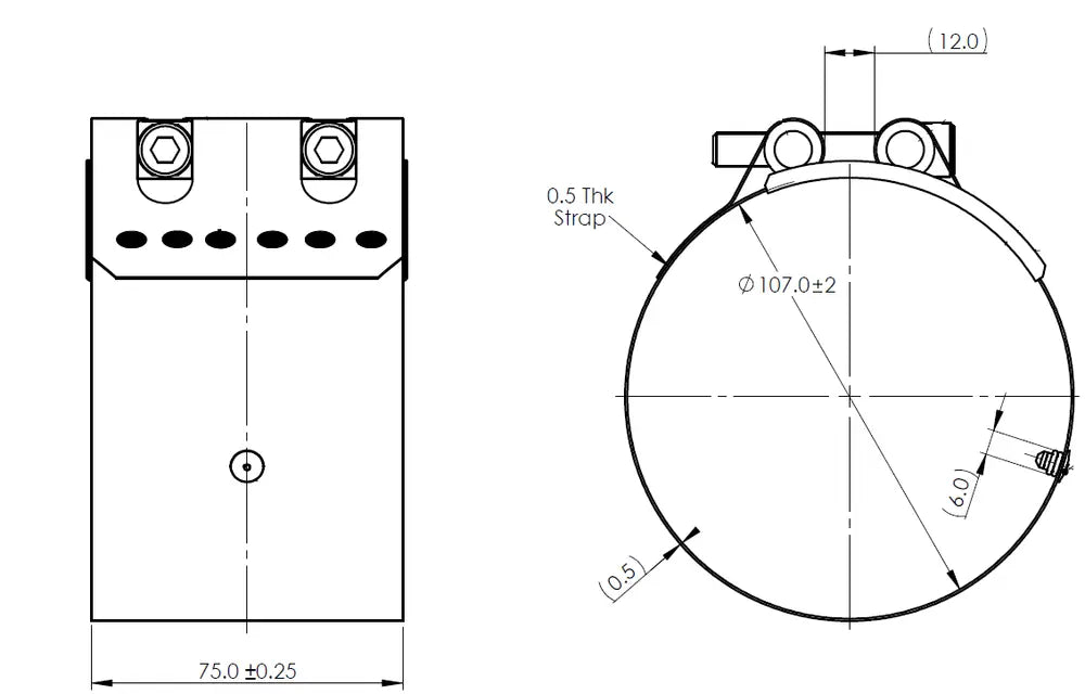 FlexJoiner Fascetta, Ø=102.7 / L=75 mm, INOX - 99306