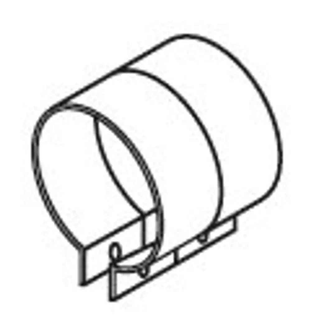 Flessibile Fascetta, Acciaio inox Ø158/152 - 99349/T