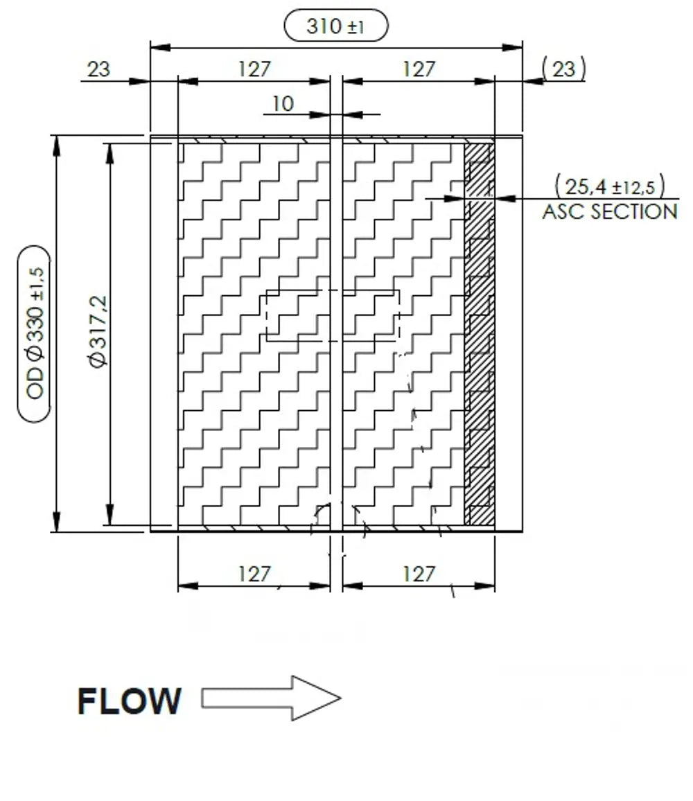 Substrato da incasso per DAF/VDL - 9AA087