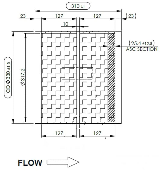 Substrato da incasso per DAF/VDL - 9AA087
