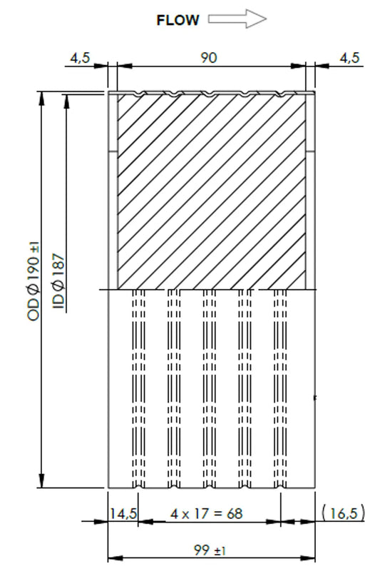Substrato da incasso per DAF/Dennis - 9AA110