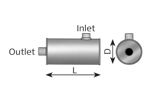 Silenziatore per AEC, ALU - 16305