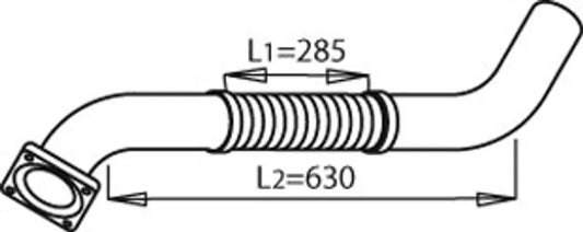 Tubo per DAF - 21159