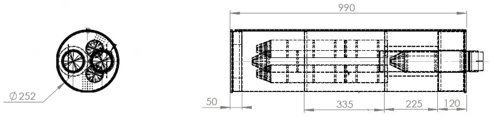 Silenziatore per DAF - 21387
