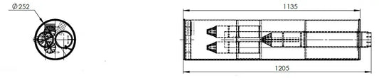 Silenziatore per DAF - 21394