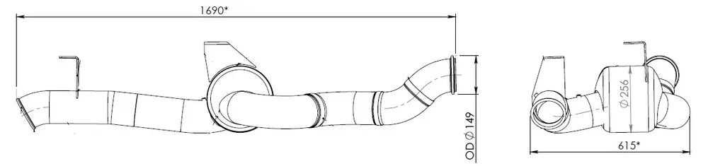 Silenziatore per DAF - 21452
