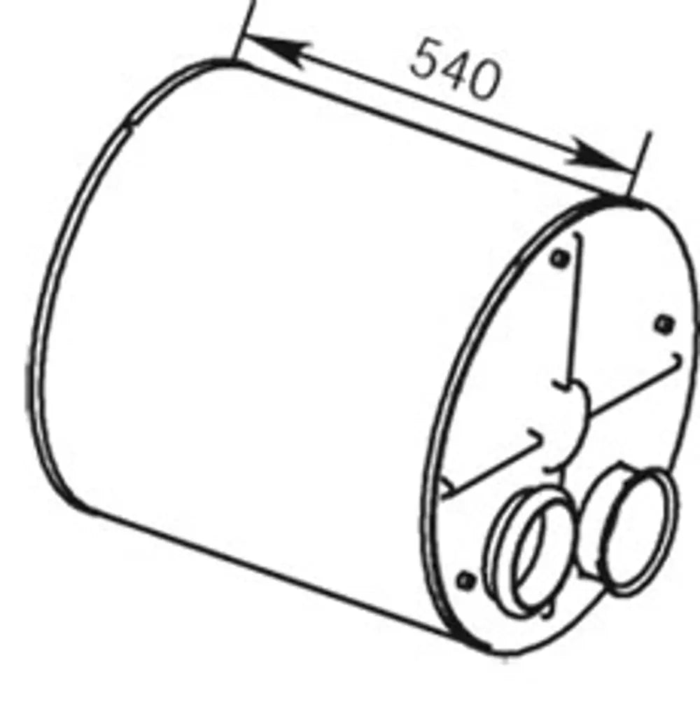 Silenziatore per DAF - 21488