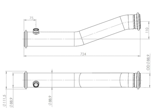 Tubo per DAF - 21517