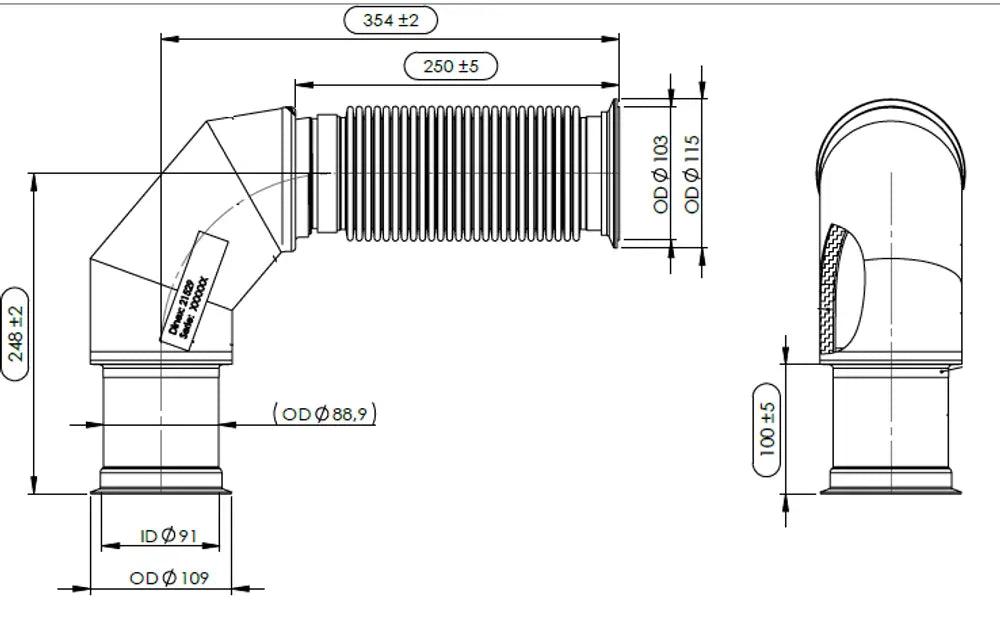 Tubo per DAF - 21529