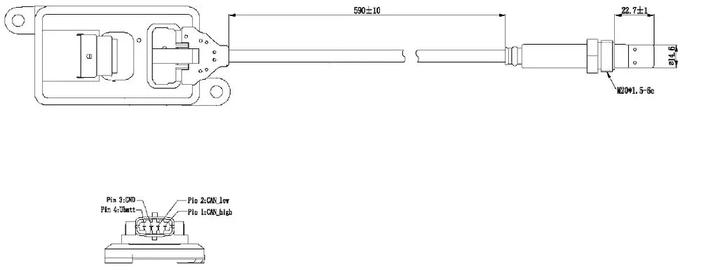 Sensore NOx per DAF - 22033