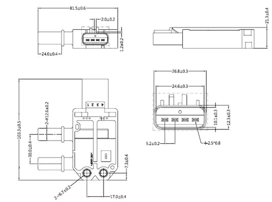 Sensore di pressione per DAF - 22050